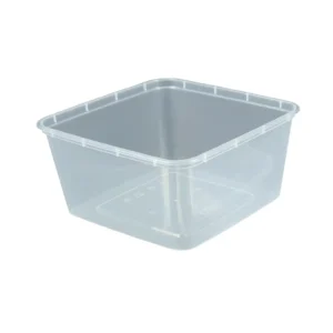 LUX Thinwall SQR 3000ml / Kotak makan plastik / kotak makan tahan panas & dingin
